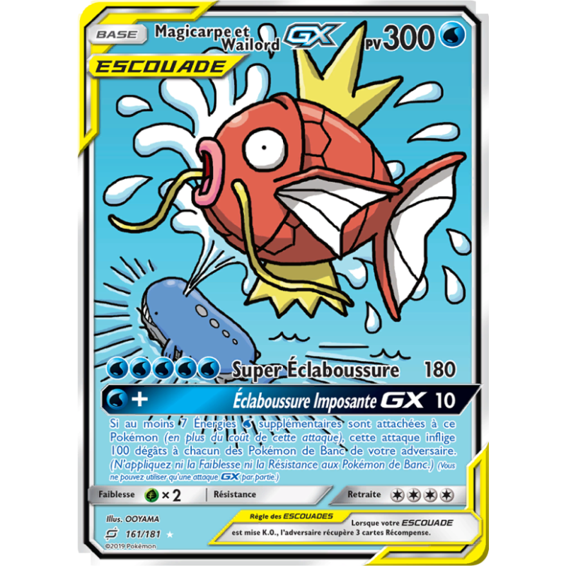 Magicarpe et Wailord GX 161/181