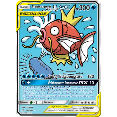 Magicarpe et Wailord GX 161/181