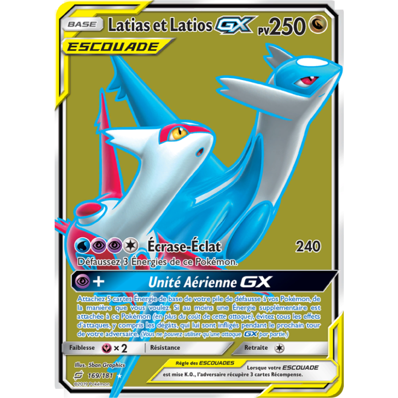 Latias et Latios GX 169/181