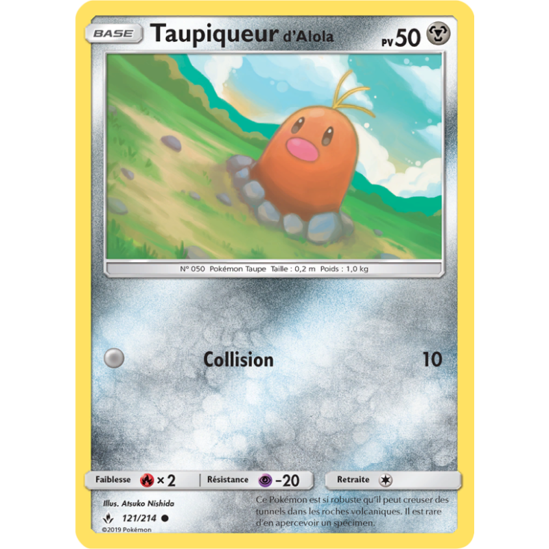 Taupiqueur d’Alola 121/214